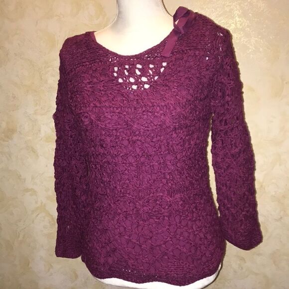 Magenta Acorn Sweater w/ matching Tank Top! - Picture 5 of 9